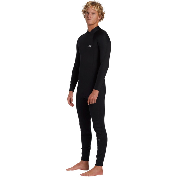 2025 Billabong Da Uomo Foil 5/4mm Back Zip Muta ABYW100236 - Black
